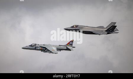 Lockheed Martin RN/RAF f-35B Lightning II auf der Royal International Air Tattoo 2023 Stockfoto