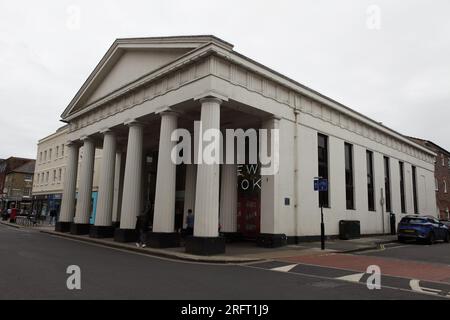 Das Maisbörsengebäude in der East Street, Chichester. Stockfoto