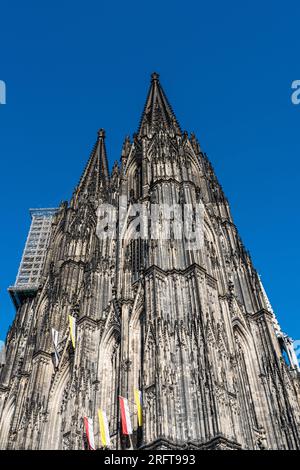 Köln, Deutschland - september 26 2018: Blick von außen auf den Kölner Dom. Stockfoto