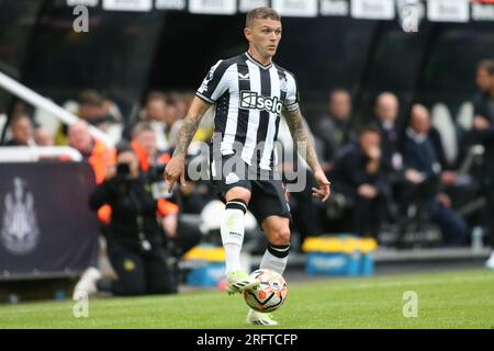 Kieran Trippier von Newcastle United während des Sela-Cup-Spiels zwischen Newcastle United und ACF Fiorentina in St. James's Park, Newcastle, Samstag, den 5. August 2023. (Foto: Michael Driver | MI News) Guthaben: MI News & Sport /Alamy Live News Stockfoto