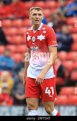 Jack Shepherd #41 von Barnsley während des Sky Bet League 1-Spiels Barnsley gegen Port Vale in Oakwell, Barnsley, Großbritannien. 5. Aug. 2023. (Foto von Alfie Cosgrove/News Images) in, am 8. 5. 2023. (Foto: Alfie Cosgrove/News Images/Sipa USA) Kredit: SIPA USA/Alamy Live News Stockfoto