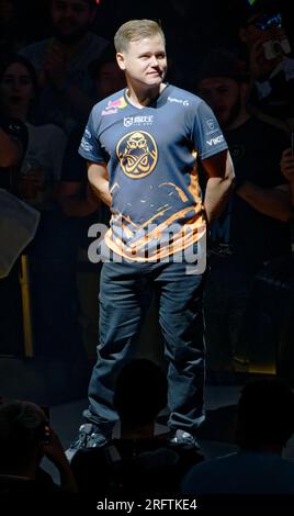 Köln, Deutschland. 05. Aug. 2023. Team-ence-Spieler Snappi kommt zu den Intel Extreme Masters (IEM Köln) in der Counter-Strike: Global Offensive (CS:GO)-Disziplin. Kredit: Henning Kaiser/dpa/Alamy Live News Stockfoto