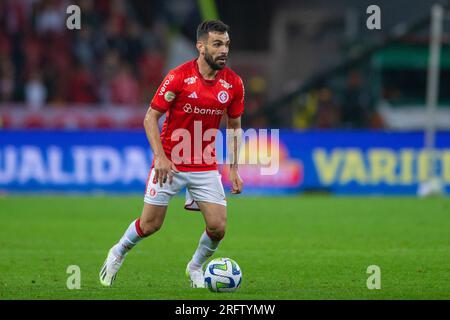 Porto Alegre, Brasilien. 05. Aug. 2023. Beira-Rio Stadium Bruno Henrique do Internacional, während des Spiels zwischen Internacional und Corinthians, für die 18. Runde der brasilianischen Meisterschaft A 2023, im Estadio Beira-Rio, diesen Samstag, den 05. 30761 $ (max Peixoto/SPP) Guthaben: SPP Sport Press Photo. Alamy Live News Stockfoto