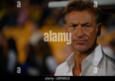 Suncorp Stadion, Brisbane - Juli 29 2023: Hervé Renard Managerin der französischen Frauen bei der FIFA-Weltmeisterschaft 2023 Stockfoto