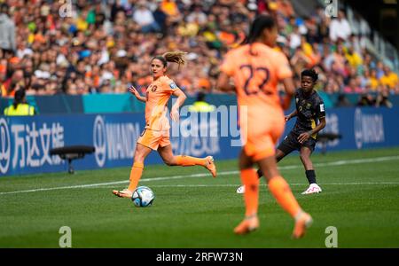 August 06 2023: Danielle Van De Donk (Niederlande) kontrolliert den Ball während eines Spiels, am, . Kim Price/CSM Credit: CAL Sport Media/Alamy Live News Stockfoto