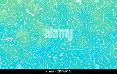 Verdrehter blau-grüner Farbverlauf flüssiger Weichzeichner abstrakter Hintergrund Stockfoto