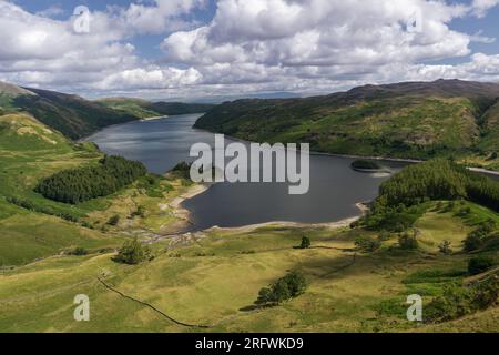 Haweswater Reservoir mit Blick auf die Rigg von Rough Crag, Lake District UK Stockfoto