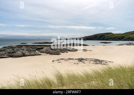 Balnahard Beach Colonsay, Innere Hebriden, Schottland Stockfoto
