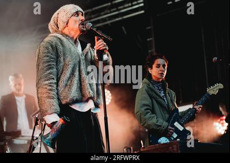 Darlington, Großbritannien. 5. Aug. 2023. James tritt in der Darlington Arena auf. Kredit: Thomas Jackson/Alamy Live News Stockfoto