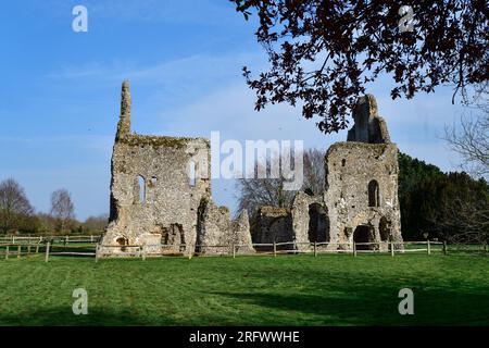 Boxgrove Priory ist ein kleines Kloster der Benediktinermönche im Dorf Boxgrove in Sussex, England. Sie wurde im 12. Jahrhundert gegründet. Stockfoto