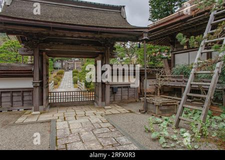 Außenansicht des Rengejoin Tempels in Koyasan, Mount Koya, Japan Stockfoto