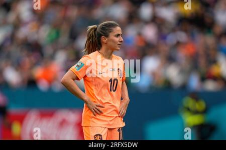 Australien. 06. Aug. 2023. August 06 2023: Danielle Van De Donk (Niederlande) schaut während eines Spiels auf , . Kim Price/CSM Credit: CAL Sport Media/Alamy Live News Stockfoto