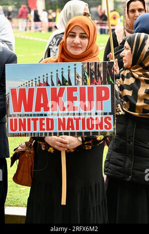 Freedom for Kaschmir Protest, Parliament Square, Westminster, London, UK Stockfoto