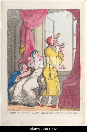 Der Comet, bis du einen Crick in the Neck bekommst, 20. September 1811 von Thomas Rowlandson Stockfoto