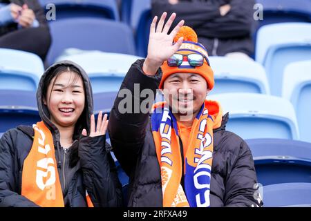 Sydney, Australien. 06. Aug. 2023. Sydney, Australien, August 6. 2023: Fans der Niederlande während des Fußballspiels der FIFA Womens World Cup 16 zwischen den Niederlanden und Südafrika im Sydney Football Stadium in Sydney, Australien. (Daniela Porcelli/SPP) Kredit: SPP Sport Press Photo. Alamy Live News Stockfoto