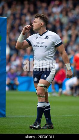 5. August 2023: The Famous Grouse Nations Series. ScotlandÕs Jack Dempsey während des Scotland gegen France International, Scottish Gas - Murrayfield, Edinburgh. Kredit: Ian Rutherford Alamy Live News Stockfoto