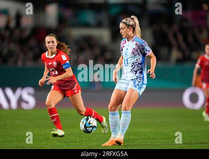 Australien. 06. Aug. 2023. August 05 2023: Alexia Putellas (Spanien) kontrolliert den Ball während eines Spiels, AT, . Kim Price/CSM Credit: CAL Sport Media/Alamy Live News Stockfoto