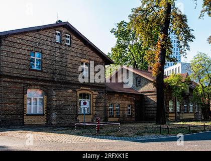 Historisches Altbau auf dem Charite Hospital Campus, Mitte, Berlin, Deutschland. Stockfoto