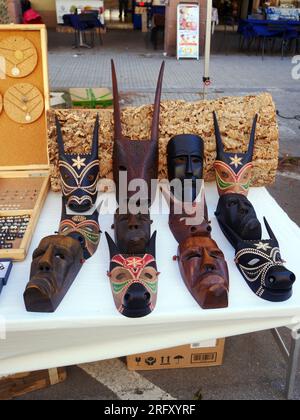 Sardische traditionelle Masken Stockfoto