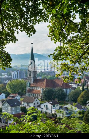 Laufen BL ist die wichtigste Stadt des Laufen-Tals im Kanton Baselland Stockfoto