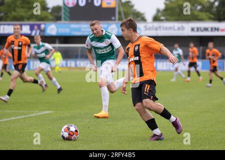 DORDRECHT, NIEDERLANDE - JULI 16: Vasyl Bundash von Shakhtar während des Vorsaison-Freundschaftsspiels zwischen FC Dordrecht und Shakhtar U21 in Matchoholic Stockfoto