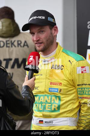 NÜRBURGRING, Deutschland. , . DTM, German Touring Car Masters am Nürburgring, Nr. 48, Maro ENGEL, GER, Mercedes-AMG Team MANN Filter, Mercedes AMG GT3, während des Rennens am Samstag, den 6. August. Gebührenpflichtiges Bild, Foto und Copyright © Gerard SERSTEVENS/ATP images (SERSTEVENS Gerard/ATP/SPP) Guthaben: SPP Sport Press Photo. Alamy Live News Stockfoto