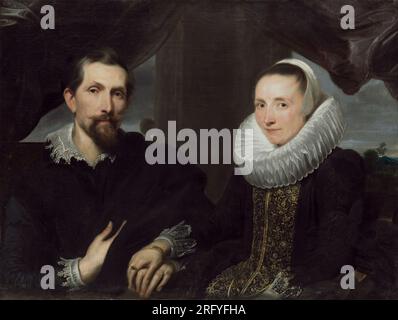 Porträt von Frans Snyders und seiner Frau 1621 von Anthony van Dyck Stockfoto