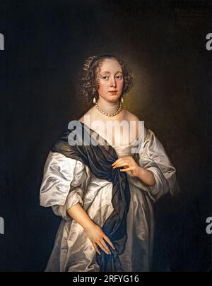 Porträt von Lady Dorothy Dacre 1639 von Anthony van Dyck Stockfoto