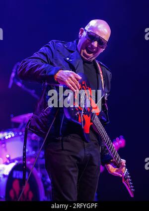 Joe Satriani in der Bridgewater Hall Manchester Stockfoto