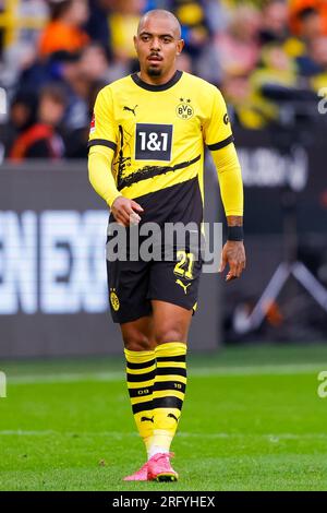 06-08-2023: Sport: Borussia Dortmund gegen Ajax (Friendly) DORTMUND, DEUTSCHLAND - AUGUST 6: Donyell Malen (Borussia Dortmund) während des Spiels Vorsaison Stockfoto