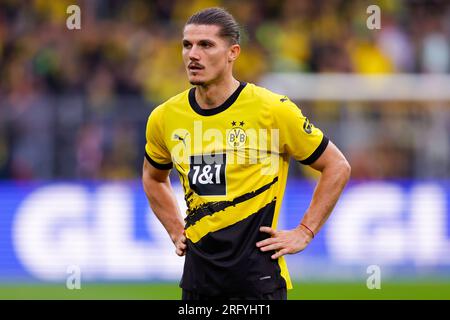 06-08-2023: Sport: Borussia Dortmund gegen Ajax (Friendly) DORTMUND, DEUTSCHLAND - AUGUST 6: Marcel Sabitzer (Borussia Dortmund) während des Spiels Pre - Seaso Stockfoto