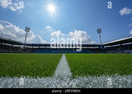 Bochum, Deutschland. 05. Aug. 2023. Allgemeiner Überblick vor dem 2023/24. Vorsaison-Freundschaftsspiel zwischen VfL Bochum 1848 und Luton Town am Vonovia Ruhrstadion, Bochum, Deutschland, am 5. August 2023. Foto: David Horn. Kredit: Prime Media Images/Alamy Live News Stockfoto