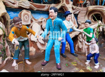 HAW Par Villa, ein Themenpark der chinesischen Mythologie in der Pasir Panjang Road, Singapur Stockfoto