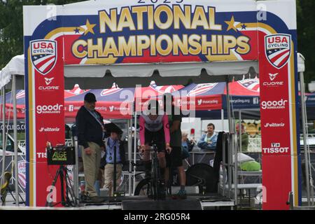 USA Cycling Pro Championships 2023 in Knoxville, Tennessee, USA. Stockfoto