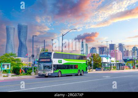 Go Bus oder Omnibus, Mississauga, Kanada Stockfoto