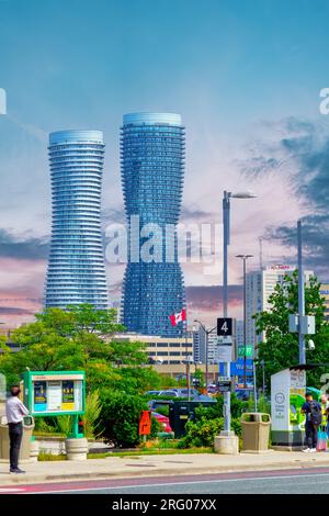 Absolute World Towers in Mississauga, Ontario, Kanada Stockfoto