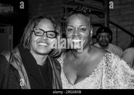 DIANNE REEVES und TERRI LYNE CARRINGTON auf der 61 Monterey Jazz Festival - Monterey, Kalifornien Stockfoto