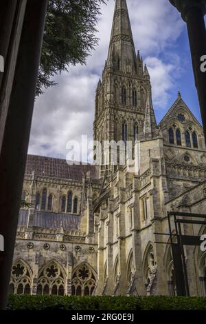 Salisbury Kathedrale, Wiltshire, England, UK Stockfoto