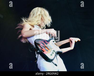 DYLAN Brighton Pride 2023 Preston Park England, UK, August 5. Stockfoto