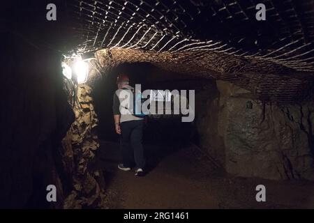 Komplex Osowka des Projekts Riese in Gluszyca, Polen. Im Jahr 1943 begann Nazi-Deutschland mit Riese (Riese), einem großen Untergrundbau. Im Stockfoto