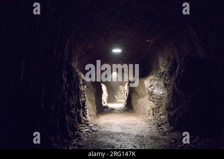Komplex Osowka des Projekts Riese in Gluszyca, Polen. Im Jahr 1943 begann Nazi-Deutschland mit Riese (Riese), einem großen Untergrundbau. Im Stockfoto