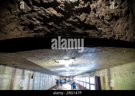 Komplex Osowka des Projekts Riese in Gluszyca, Polen. Im Jahr 1943 begann Nazi-Deutschland mit Riese (Riese), einem großen Untergrundbau. Im Stockfoto