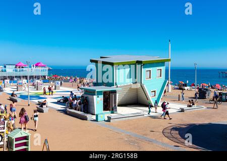 Upside Down House in Brighton, East Sussex, England Stockfoto