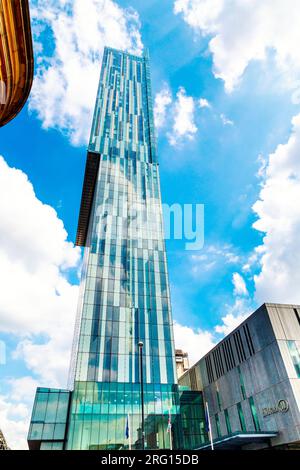 Außenansicht des Beetham Tower, Manchester, England Stockfoto