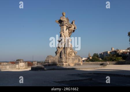 Statue Carnot Angoulême Stockfoto