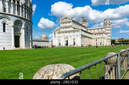 piazza dei miracoli in pisa Stockfoto
