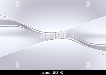 Satz von Hintergrundfarben für weiße Mischfarben. Hintergrundbild von Linie und Kurve. Stock Vektor