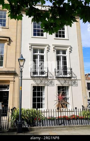 Georgianisches Haus, Queen Square, Bristol. Stockfoto