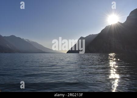 Blick auf den Lago di Garda Stockfoto