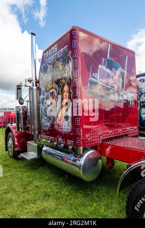 Truck Art. 47. Annual Gloucestershire Vintage and Country Extravaganza, South Cerney Airfiled, Cirencester. UK Stockfoto